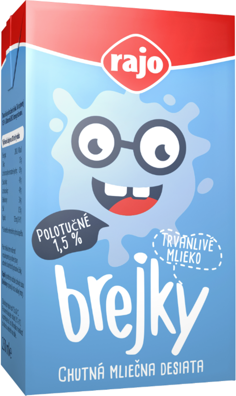 Trvanlivé polotučné mlieko